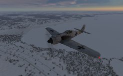 Landing at the frozen base